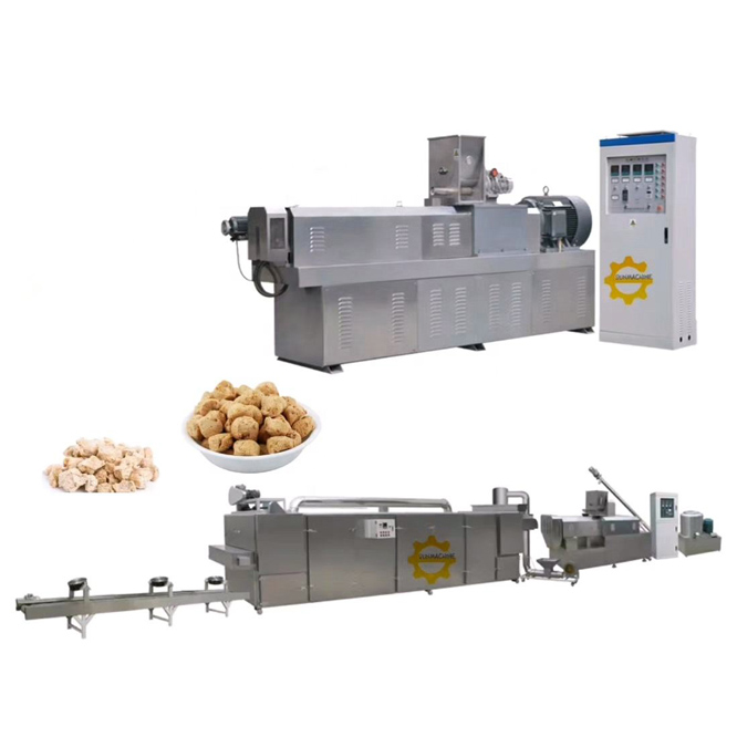 Vegetarian Meat Equipment Soy Tissue Protein Machine Textured Soya Mince Processing Linetextured Soya Mince Production Line