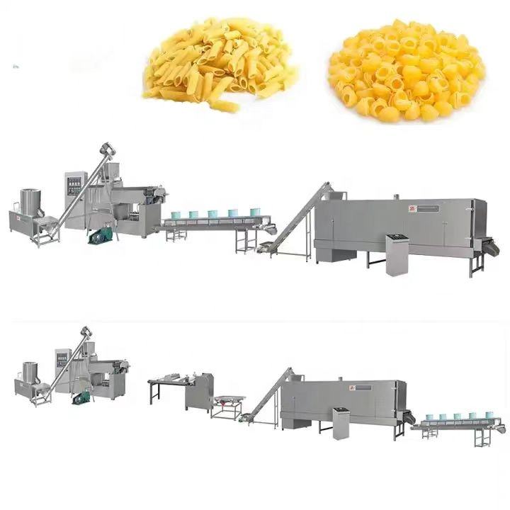 Automatic Italian Pasta Spaghetti Making Machine Commercial Industrial Long Cut Pasta Spaghetti Production Line