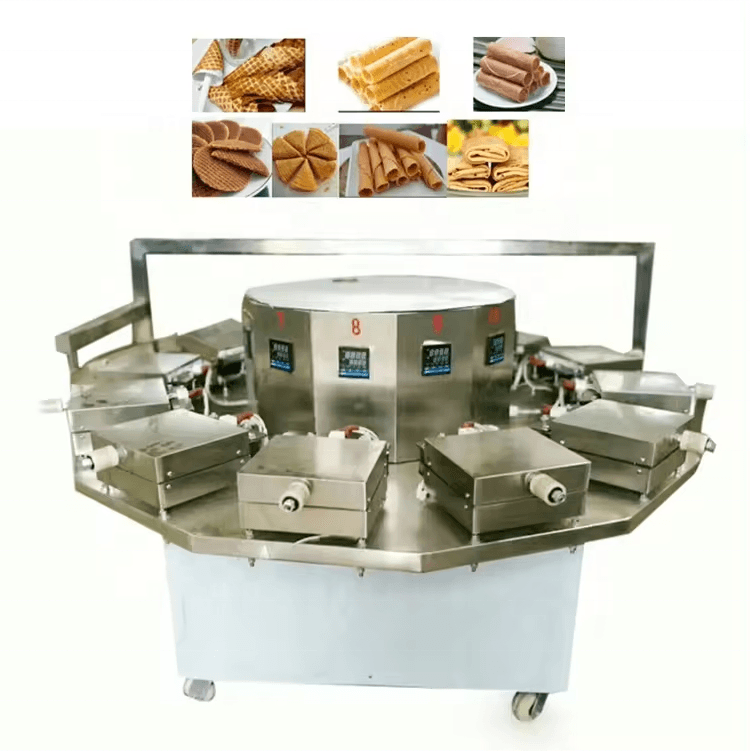 Automatic Crispy Cone Ice Cream Cone Making Machine Waffle Cone Making Machine