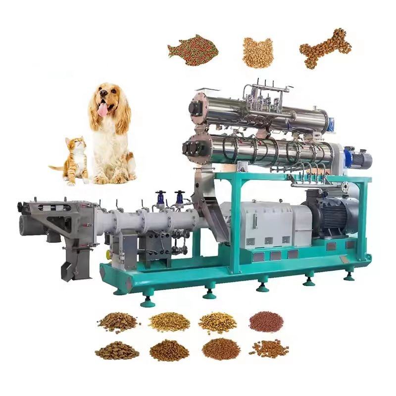 Pet Dog Food Extruder Machine Kibble Dog Food Machine Extruder Production Line